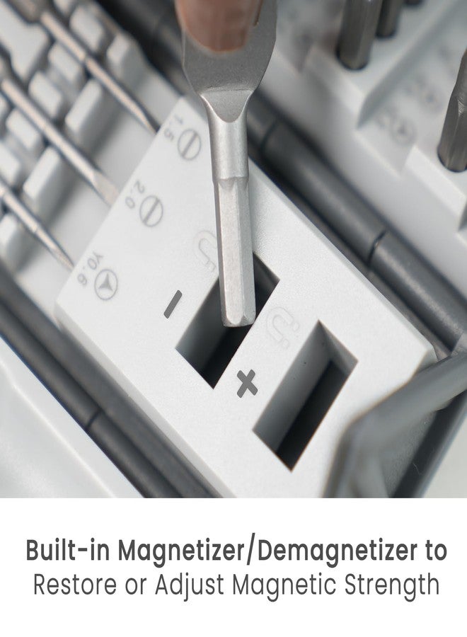 بورترونيكس مجموعة مفكات Portronics Bit Box 2، 128 في 1، تتضمن رؤوس مفكات فيليبس، ومفكات مسطحة، وتوركس، وبنتالوب، ورؤوس مفاتيح ربط، وعمود مرن، وملقط، وأداة فك، ومقبض مغناطيسي لإصلاح أجهزة الكمبيوتر المحمولة، والهواتف المحمولة، والسيارات، والأجهزة الإلكترونية - Image 5